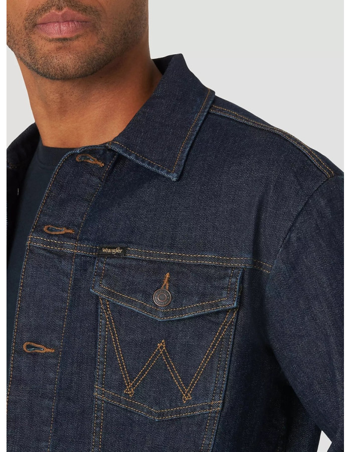Куртка Wrangler Classic Denim Trucker Jacket Dark Wash 10MTJDWDW
