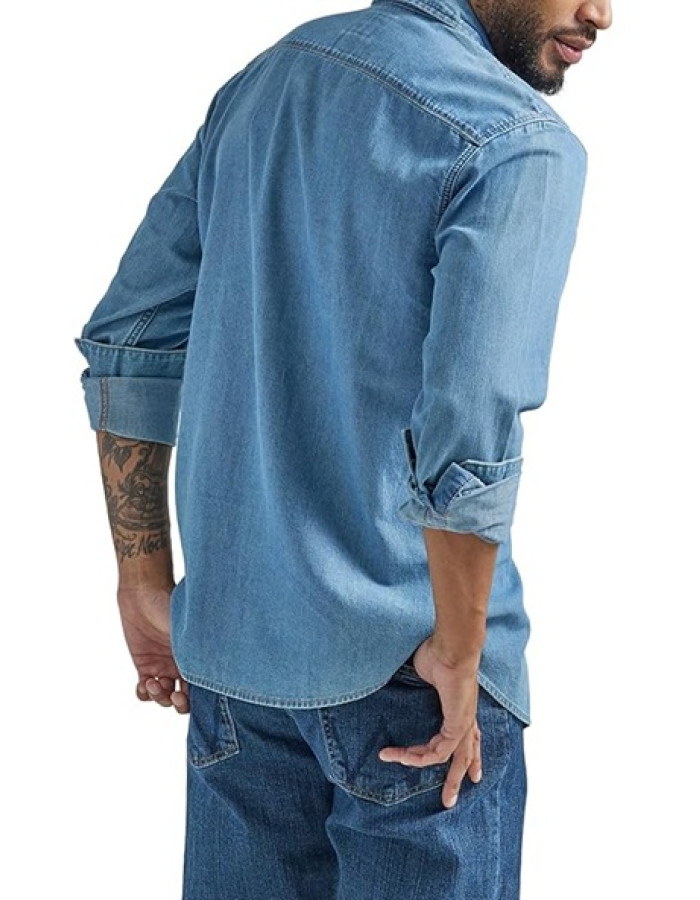 Джинсова сорочка Wrangler Iconic Cowboy Lake Wash