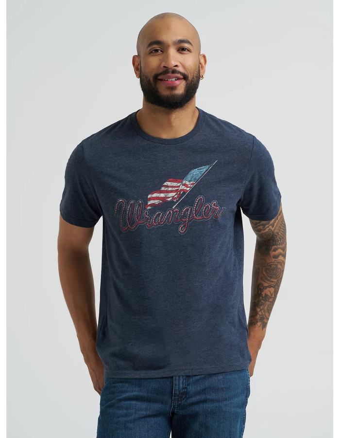 Футболка Wrangler Americana Flag Logo  