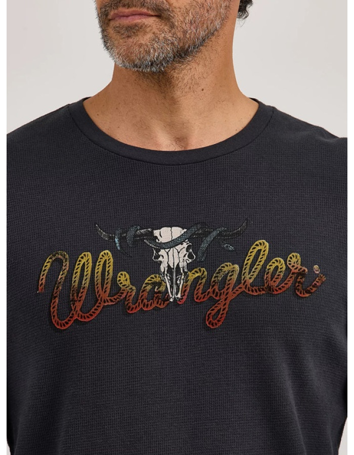 Футболка з довгим рукавом Wrangler Washed Black