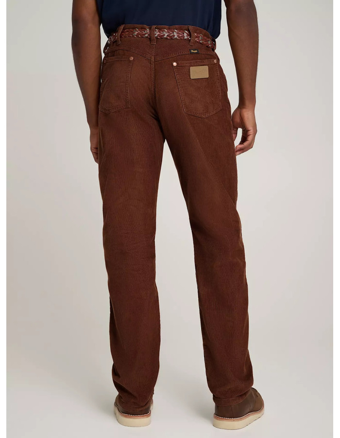 Джинси Wrangler x Stranger Things 13MWZ Cowboy Cut Corduroy Pant Copper Brown