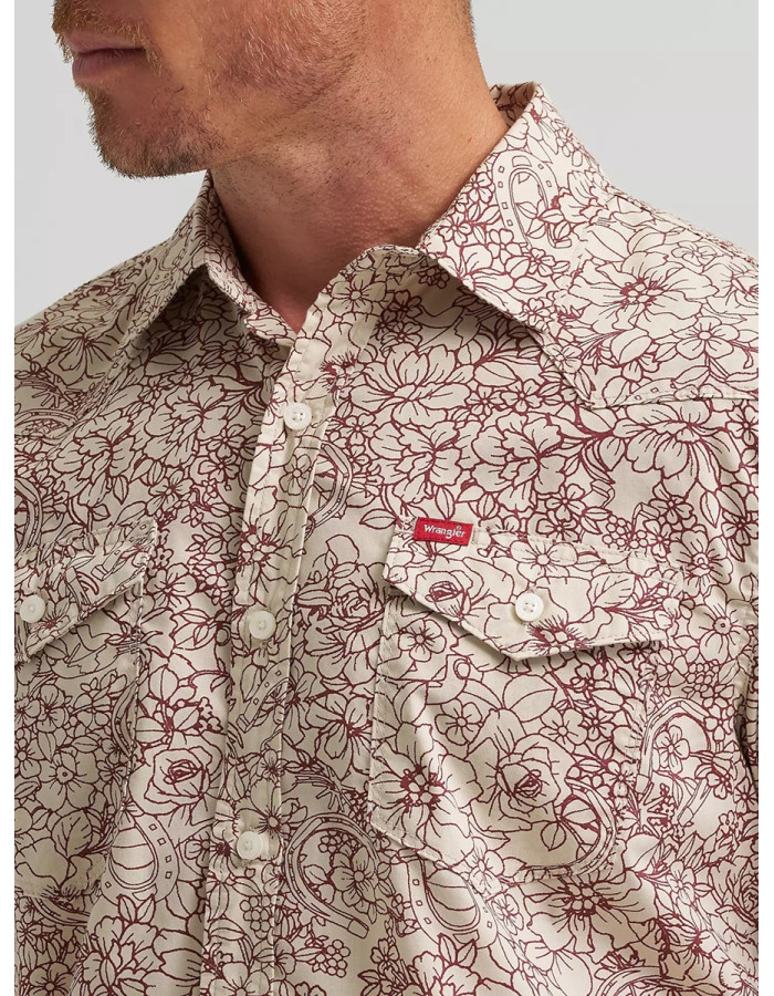 Сорочка Wrangler Men's Print Camp Shirt Floral