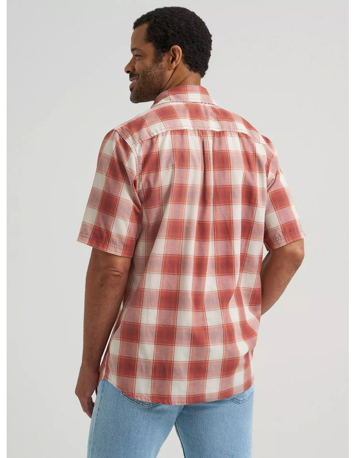 Сорочка Wrangler Heritage Plaid Poplin Shirt Copper Brown Heather