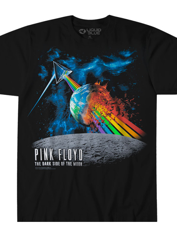 Футболка Liquid Blue Pink Floyd Rainbow Attack Black 31814
