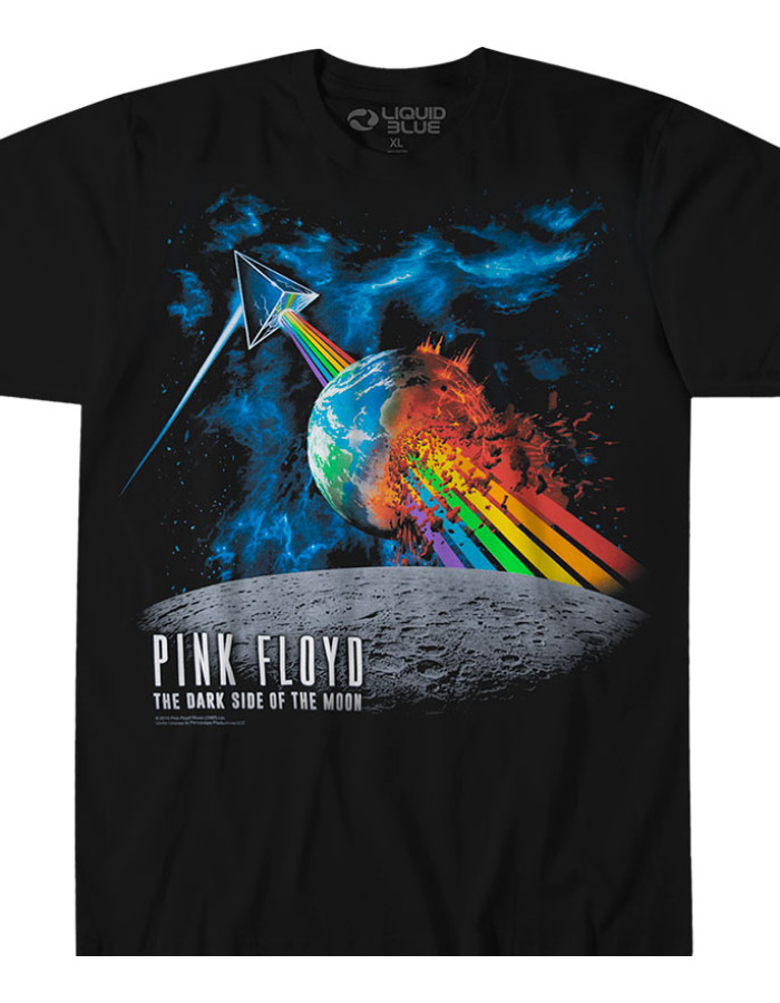 Футболка Liquid Blue Pink Floyd Rainbow Attack Black 31814