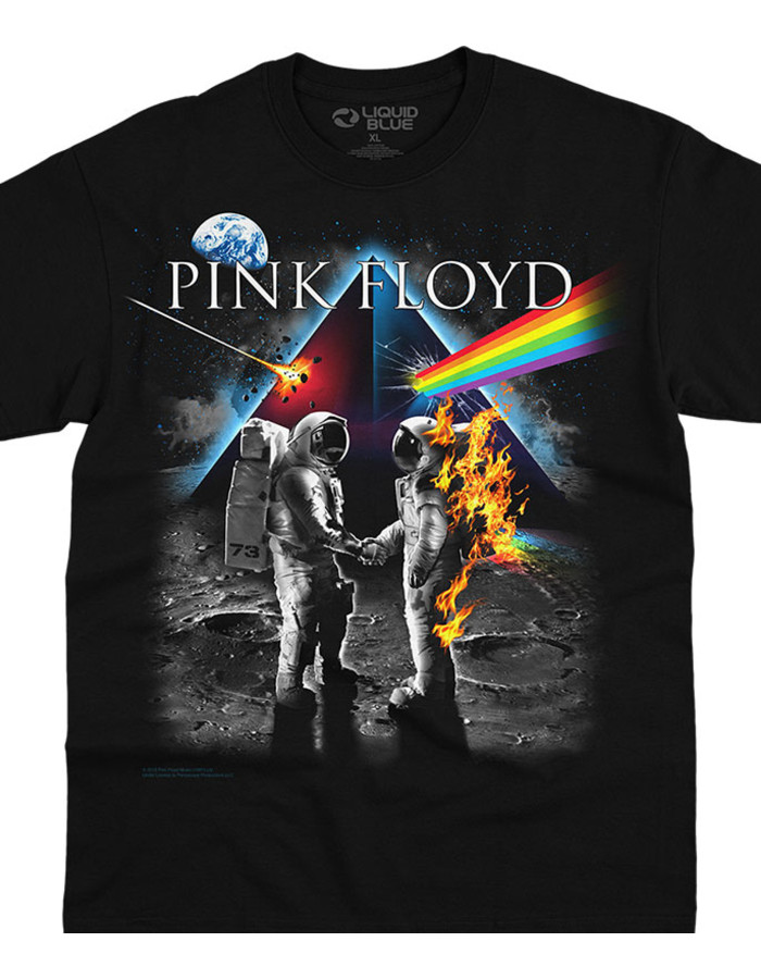 Футболка Liquid Blue Pink Floyd Moon Black  31815