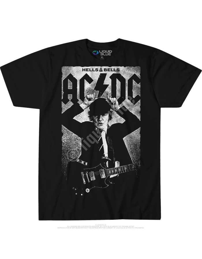 Футболка Liquid Blue ACDC Angus Poster Black 31883