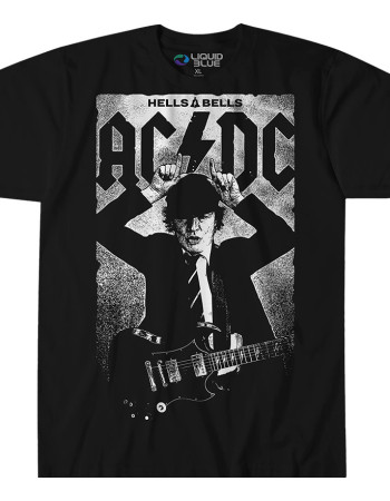 Футболка Liquid Blue ACDC Angus Poster Black 31883