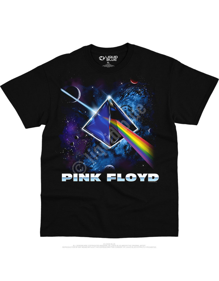 Футболки Liquid Blue Pink Floyd Cosmic Prism Black 31963