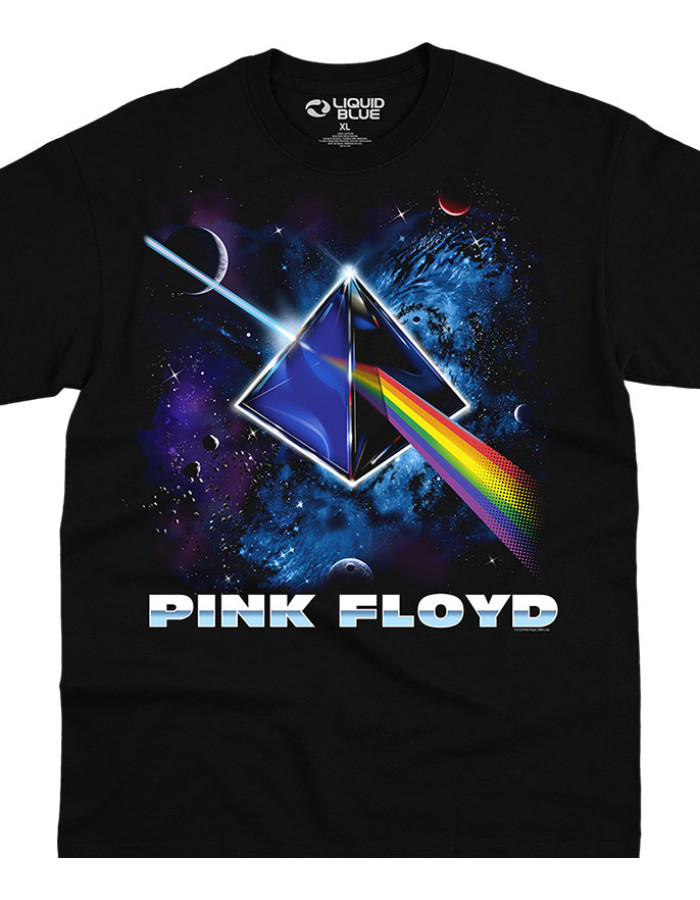 Футболки Liquid Blue Pink Floyd Cosmic Prism Black 31963
