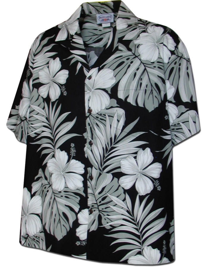 Гавайська сорочка Pacific Legend  410-3589  Black