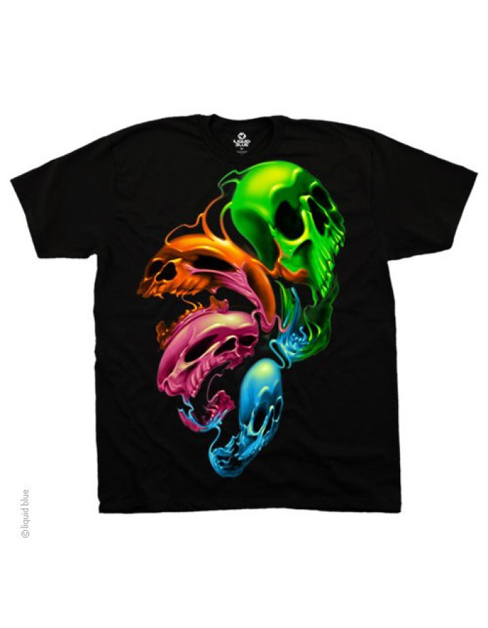 Футболки Liquid Blue LIQUID NEON SKULLS 31718