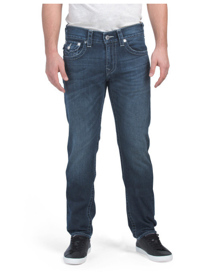 Джинсы TRUE RELIGION Skinny Flap Natural Jeans