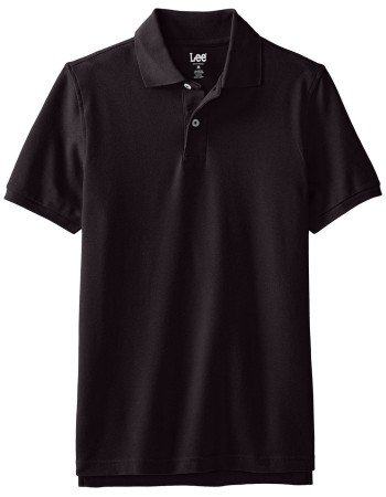 Поло Lee Mens Short-Sleeve Polo Shirt  Black