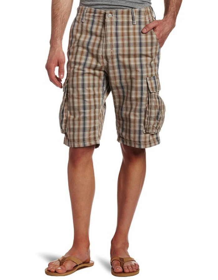 Шорти Levis Covert Core Cargo Birch Plaid Tan