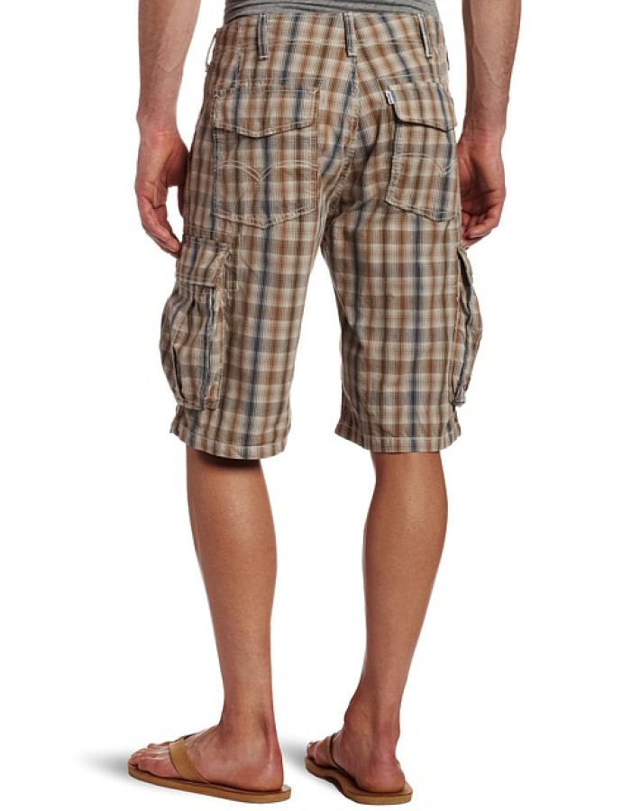 Шорти Levis Covert Core Cargo Birch Plaid Tan