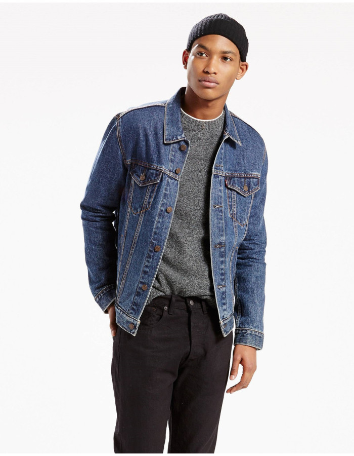 Джинсова куртка LEVIS The Trucker Jacket Dark Stonewash NEW 