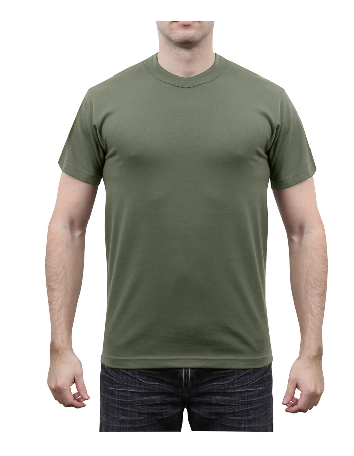 Футболка Rothco Solid Color 100% Cotton T-Shirt Foliage Green