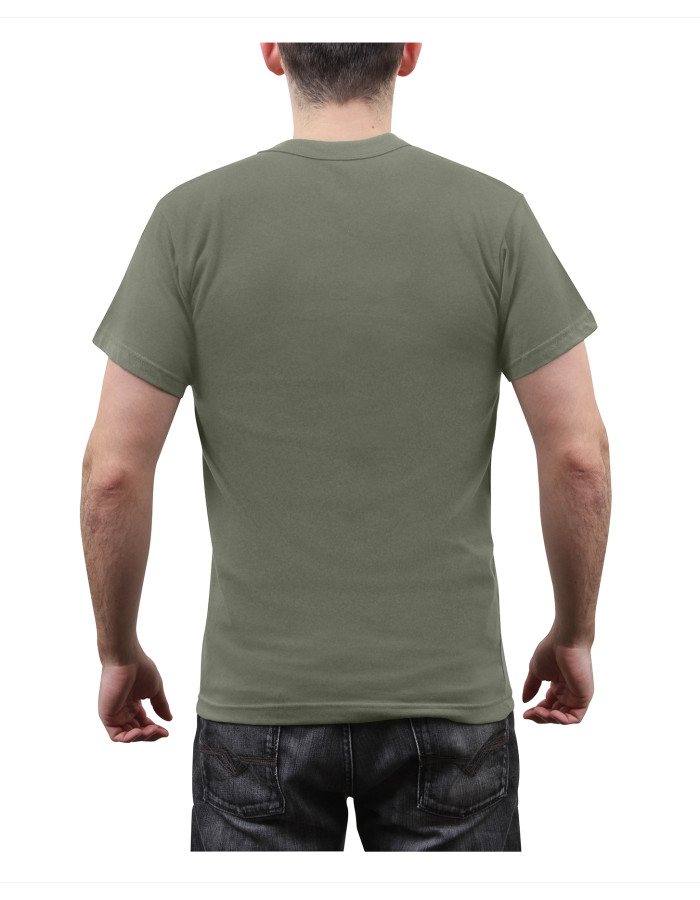 Футболка Rothco Solid Color 100% Cotton T-Shirt Foliage Green