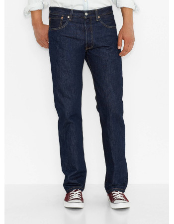 Чоловічі джинси Levis Mens 501 Original Fit Jeans Rinse