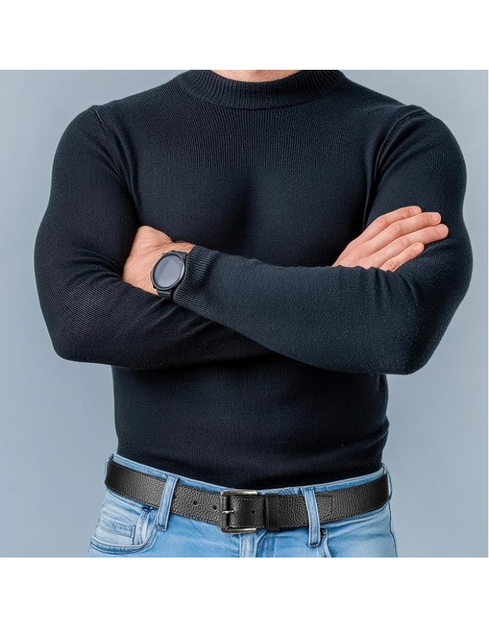 Ремінь Wrangler  Pebble Leather Belt, 38mm Roller Buckle Casual Everyday Belt for Jeans lb93785wrqc