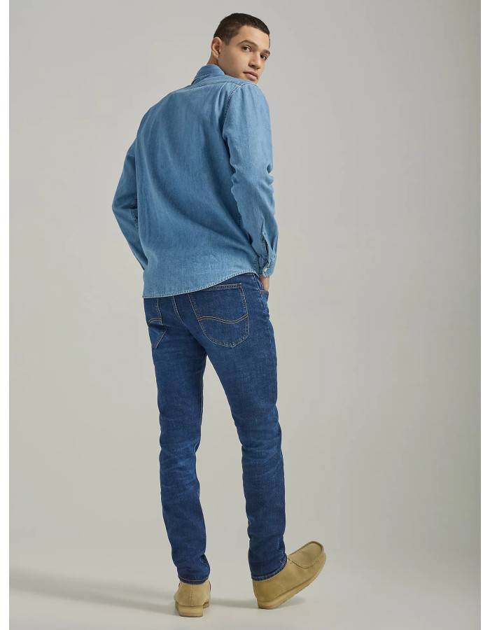Джинси Lee EUROPEAN COLLECTION LUKE SLIM TAPERED Dark Worn Kansas 112332515
