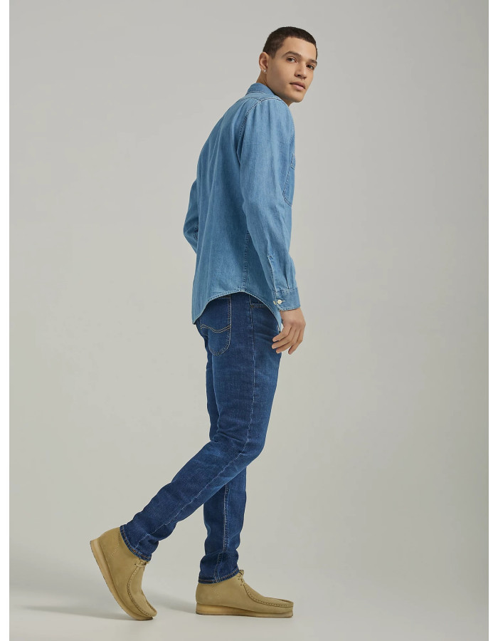 Джинси Lee EUROPEAN COLLECTION LUKE SLIM TAPERED Dark Worn Kansas 112332515