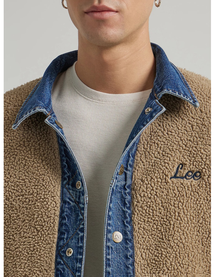 Джинсова куртка Lee Reversible Sherpa Lined Rider Mid Dark