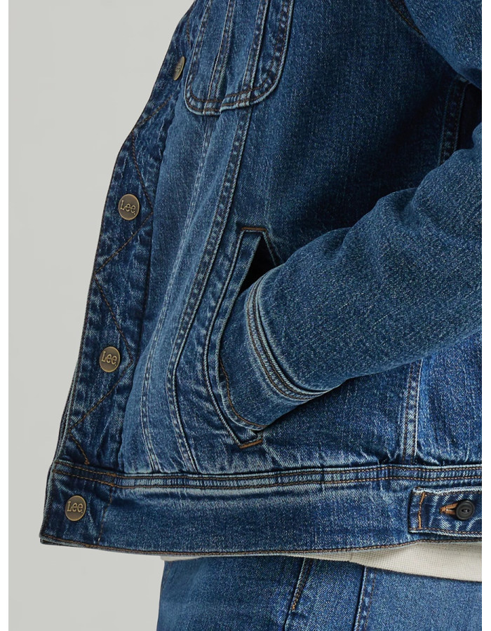 Джинсова куртка Lee Reversible Sherpa Lined Rider Mid Dark