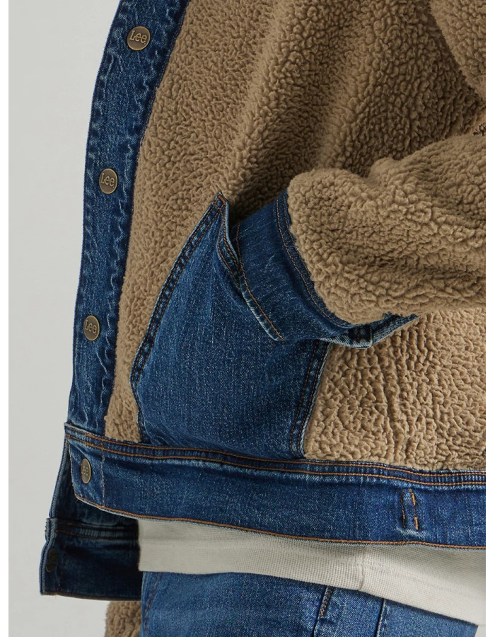 Джинсова куртка Lee Reversible Sherpa Lined Rider Mid Dark