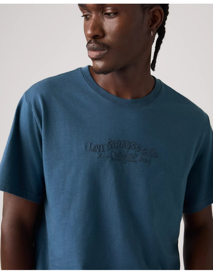 Футболка levis  Relaxed Fit Short-sleeve Embroidered Graphic Serif Ensign Blue161432379