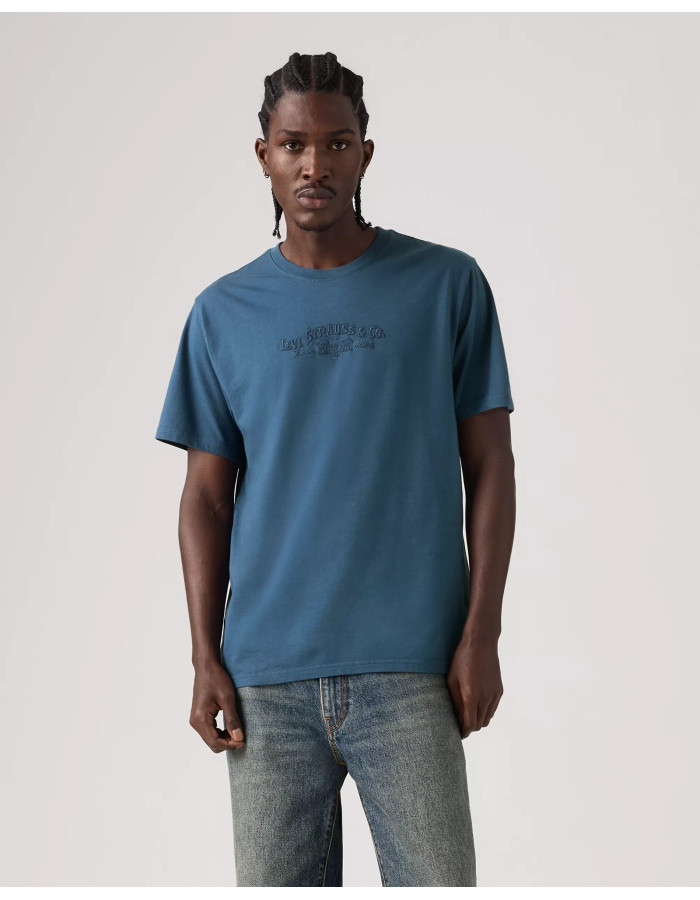 Футболка levis  Relaxed Fit Short-sleeve Embroidered Graphic Serif Ensign Blue161432379