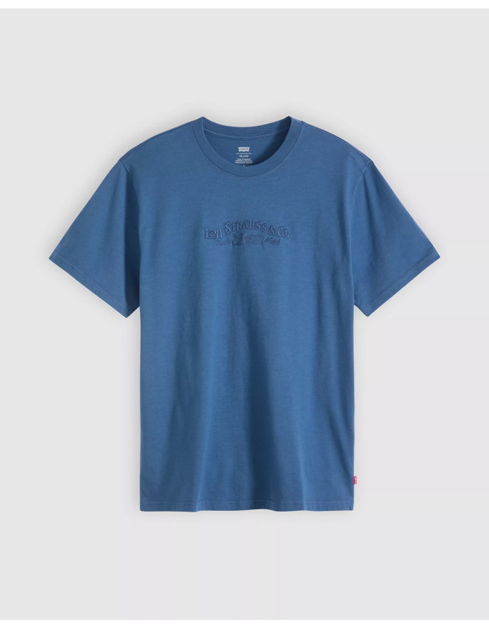 Футболка levis  Relaxed Fit Short-sleeve Embroidered Graphic Serif Ensign Blue161432379