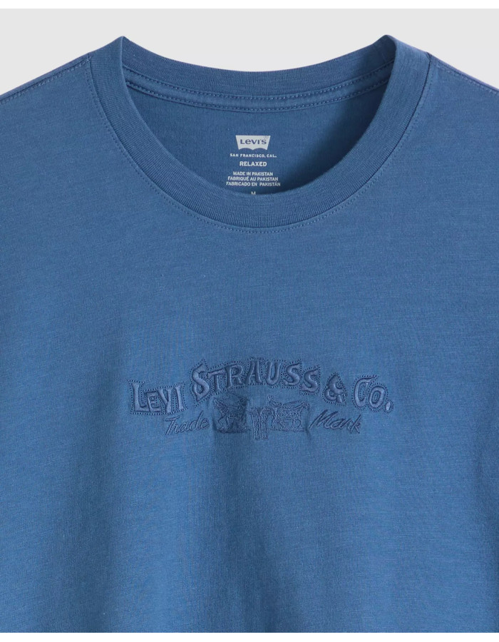 Футболка levis  Relaxed Fit Short-sleeve Embroidered Graphic Serif Ensign Blue161432379
