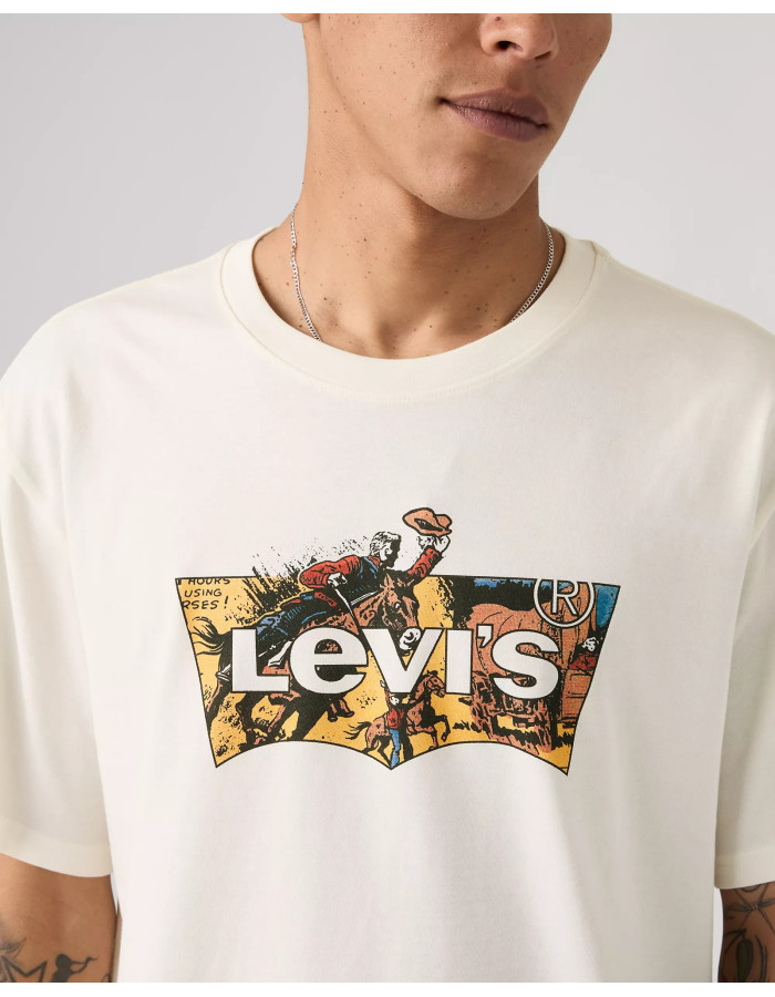 Футболка Levis Relaxed Fit Graphic Cowboy Fill Egret 161432445