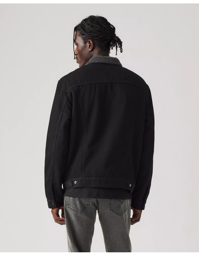 Куртка Levis Sherpa Trucker Jacket Duvall - Black