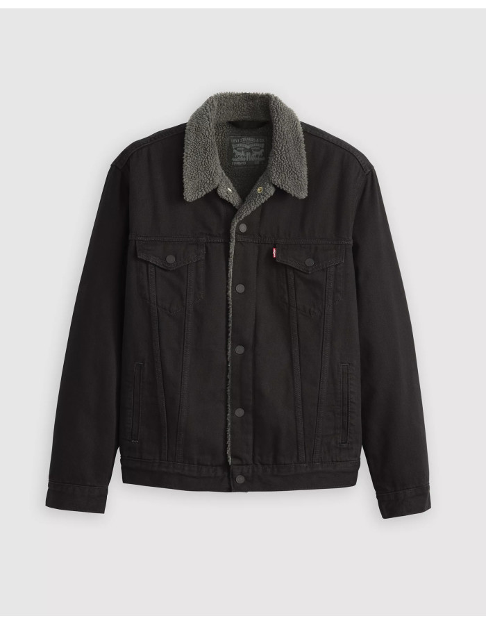 Куртка Levis Sherpa Trucker Jacket Duvall - Black