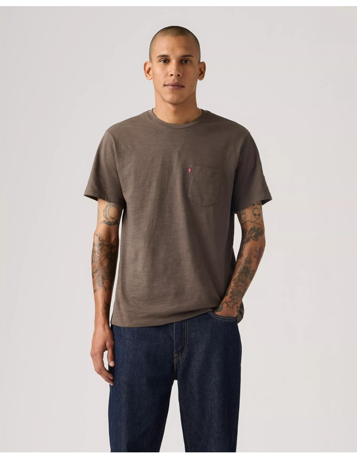 Футболка Levi's Men's Classic Pocket Maitake Brown 193420474
