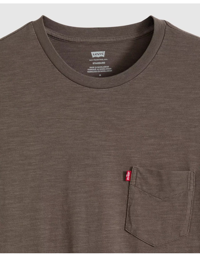 Футболка Levi's Men's Classic Pocket Maitake Brown 193420474