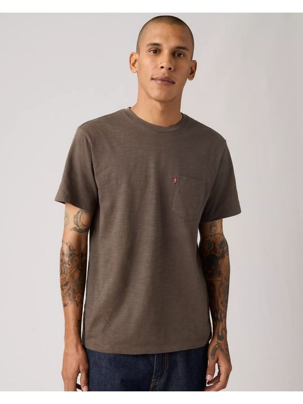 Футболка Levi's Men's Classic Pocket Maitake Brown 193420474