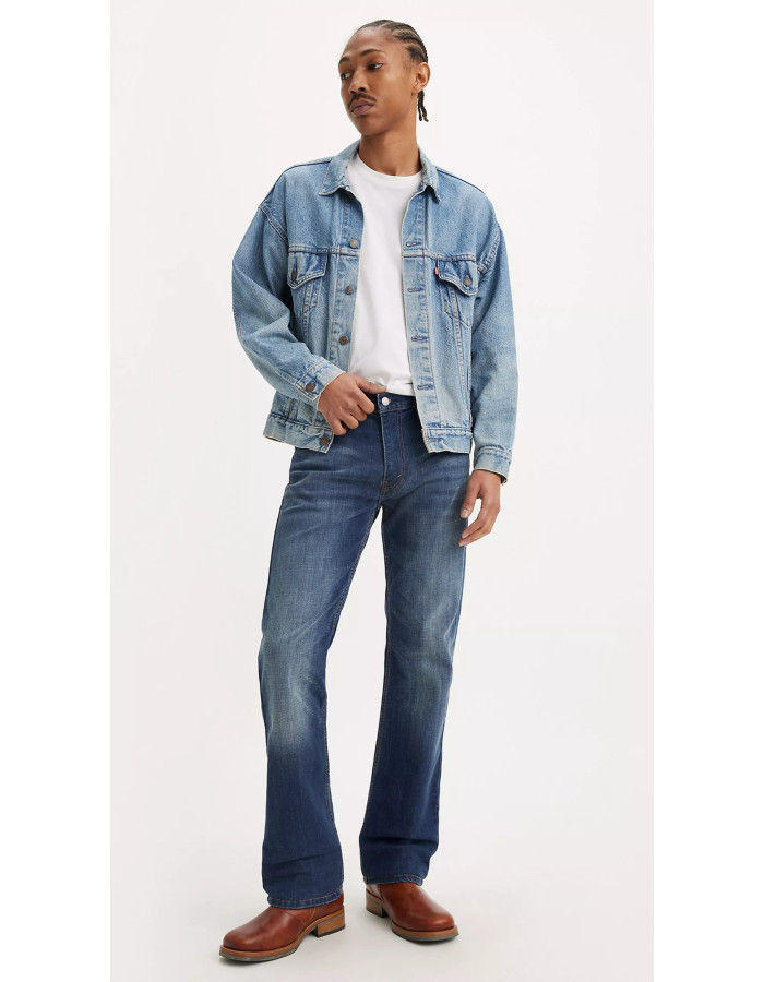 Джинси чоловічі Levis Mens 527 Slim Boot Cut Jean Wave Allusions