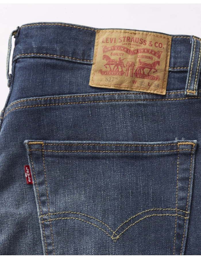 Джинси чоловічі Levis Mens 527 Slim Boot Cut Jean Wave Allusions