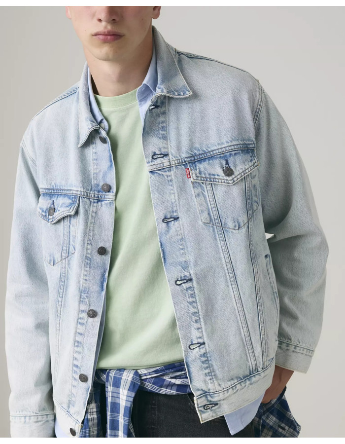 Джинсова куртка Levis Premium Relaxed Fit Thermodapt Trucker Jacket Brightside