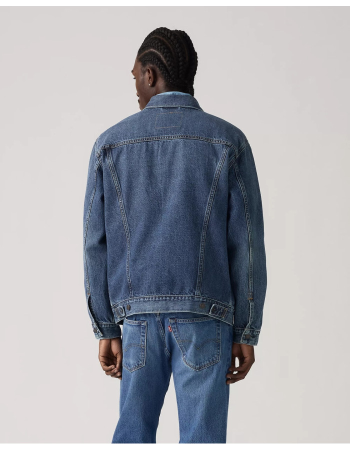 Джинсовая куртка Levis Premium  Relaxed Fit Thermodapt Trucker Jacket Friend Of Mine