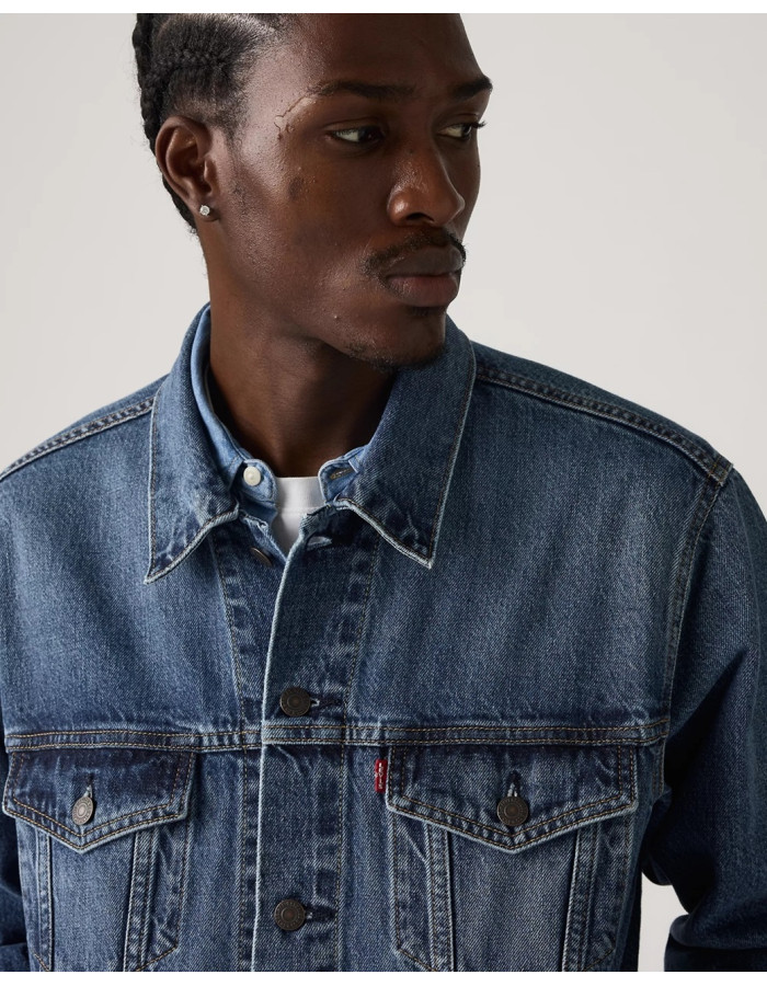 Джинсовая куртка Levis Premium  Relaxed Fit Thermodapt Trucker Jacket Friend Of Mine