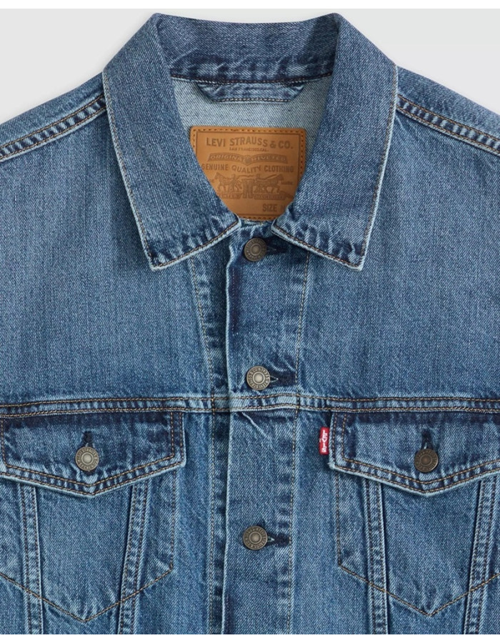 Джинсовая куртка Levis Premium  Relaxed Fit Thermodapt Trucker Jacket Friend Of Mine
