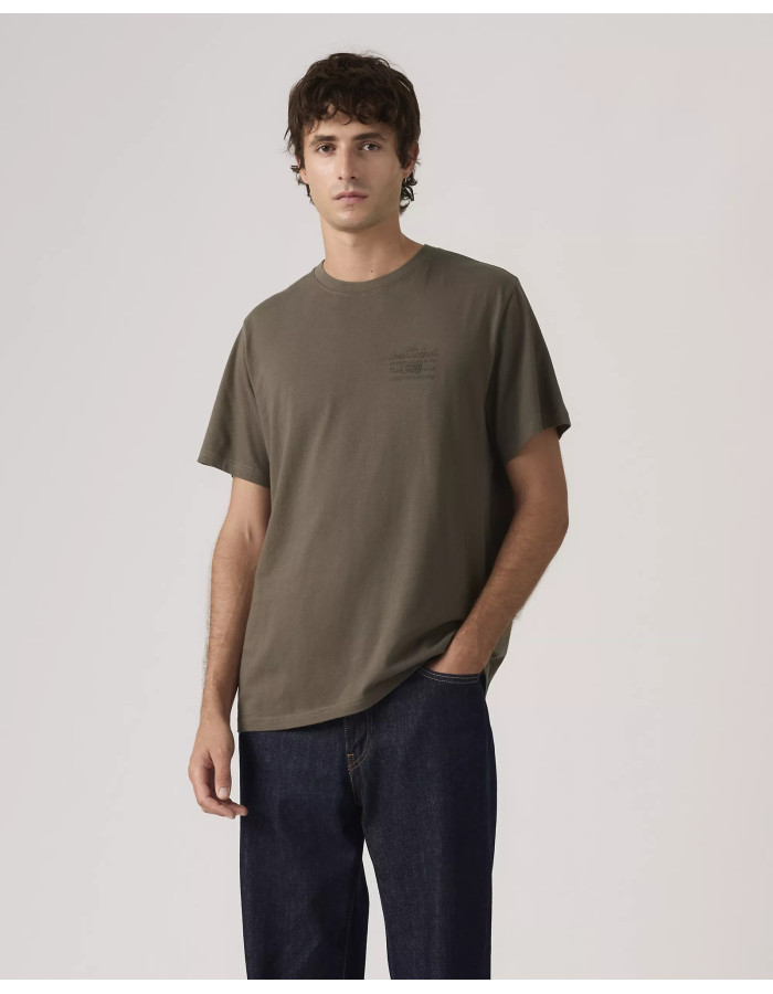 Футболка Levis Relaxed Fit Short-sleeve Embroidered Graphic American Legend Maitake 161432403