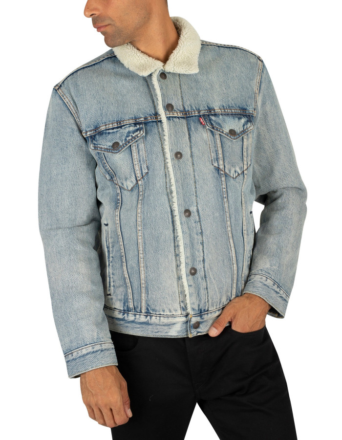Куртка Levis THE SHERPA TRUCKER JACKET  STONEBRIDGE