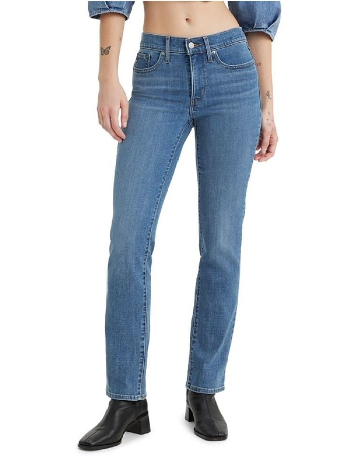 Жіночі джинси Levis 314 Shaping Straight  Lapis Bare 19631-0156