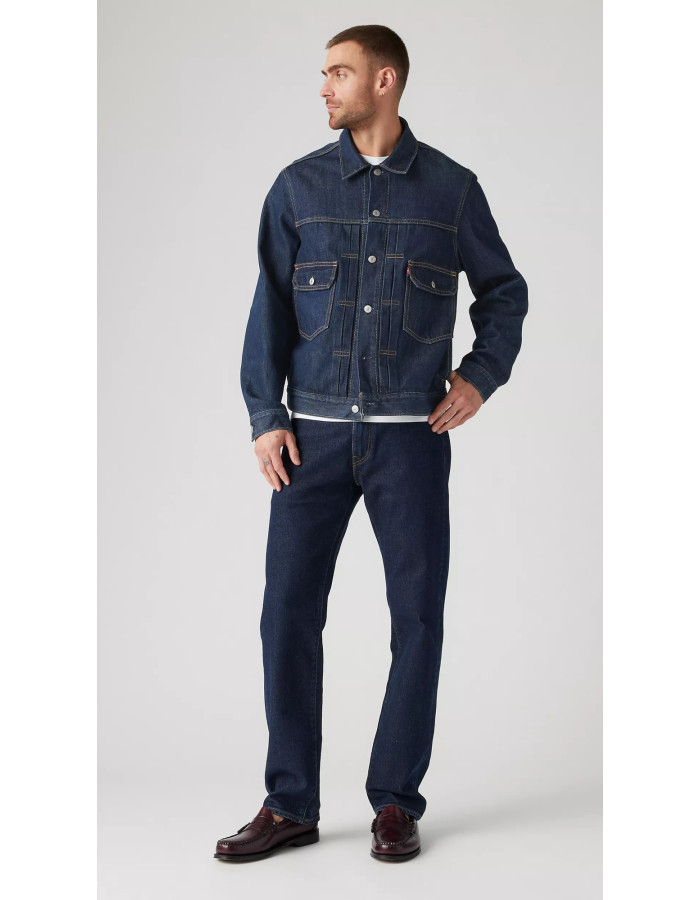 Чоловічі джинси LEVIS 505 Premium Regular Deepest Blue Rinse Warm